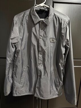 Vans Gray Men's Coach Windbreaker Jacket